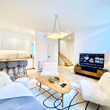 Velvet - Best Keys - Maison Duplex Elegante - Plein Centre Ville - Deco Minimaliste & Cosy - Literie Haut De Gamme - 2 Chambres Separees - Lit Queen Size & 1 Canape Convertible - Smart Tv - Wifi Fibre - Check-In Autonome Санс Екстер'єр фото